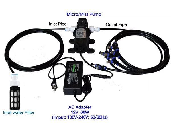 Low Pressure Mist Nozzle System